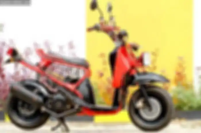 Ketika akan dimodif ala Honda Ruckus, bagian pertama yang dilihat adalah bentuk rangka utama di bagian belakang.
