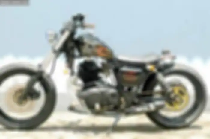 Easy Rider, kayaknya lebih tepat, begitu konsepnya,” yakin Oscar Permadi ketika nunjukin karyanya pada Em-Plus. Yakni, sebuah motor custom dengan basic Suzuki Thunder 250 lansiran 2000.