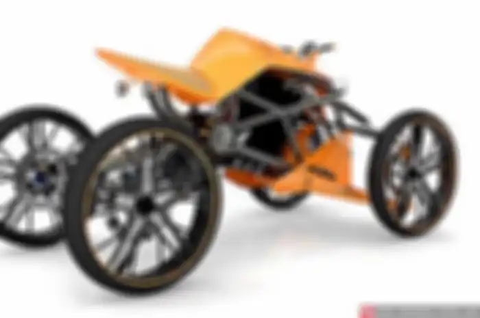RC4 satu ini memiliki desain yang nggak biasa dari ATV kebanyakan. Roda dibuat lebih tinggi, sensasi berbeda. konsep kendaraan ramah lingkungan