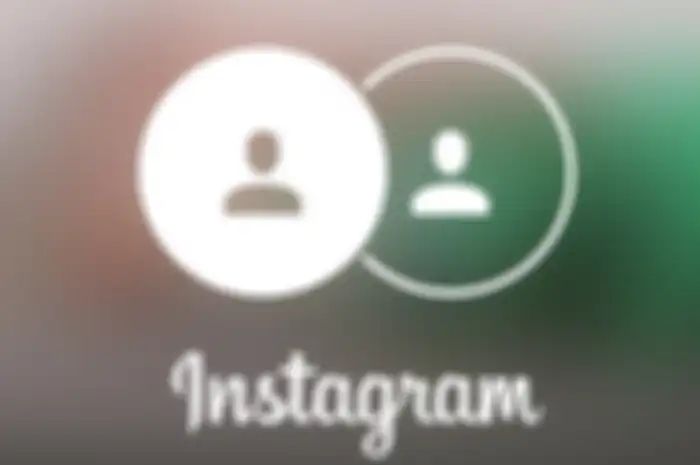 Dua akun di Instagram