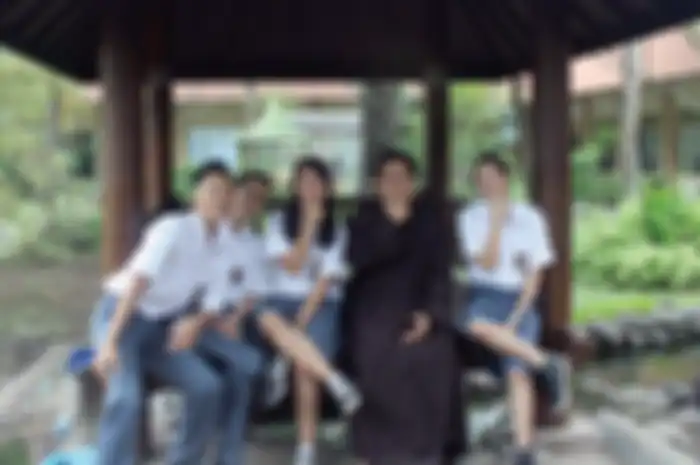 Gazebo sekolah jadi tempat alternatif belajar