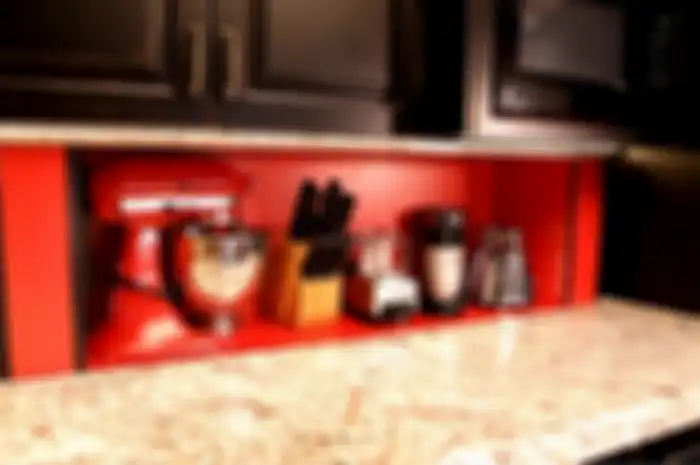 Kabinet Tersembunyi Di Dapur Canggih