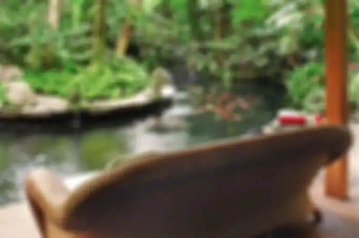 Nikmat! Kolam Koi di Rimbun Tropis