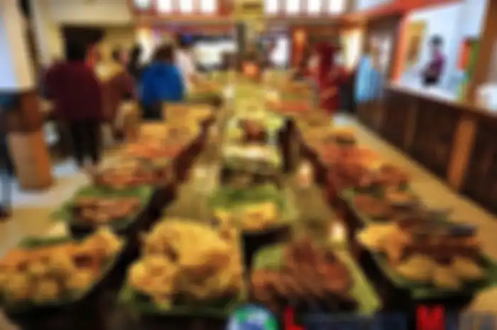 Makanan di Warung Nasi Ampera Bandung 