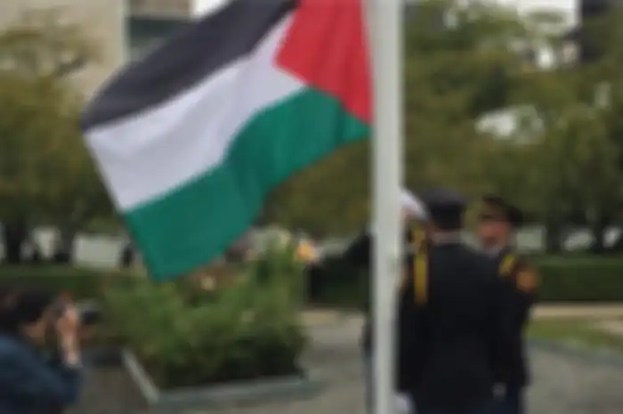 Bendera Palestina Berkibar di Markas PBB untuk Pertama Kalinya