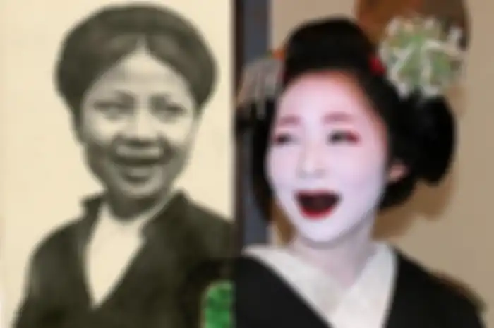 Gigi hitam menandakan kematangan seksual seorang wanita.
