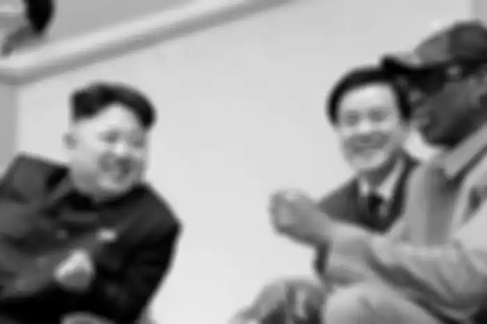 Kim Jong Un dan Dennis Rodman
