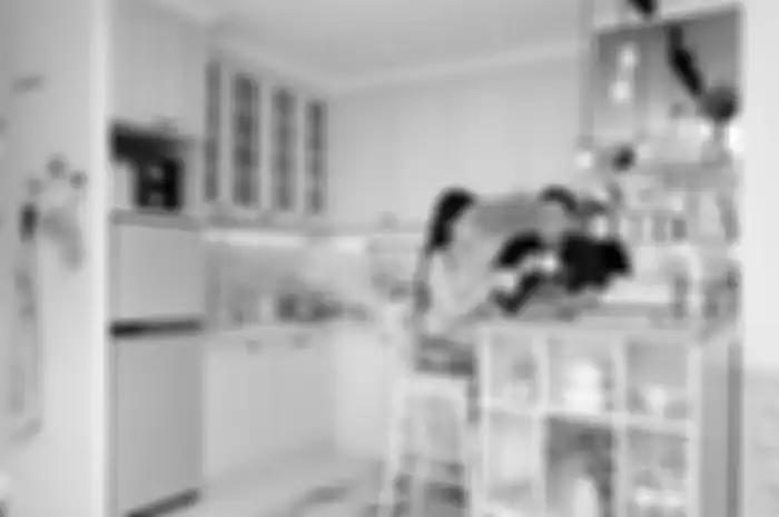 Ilustrasi ruang dapur.