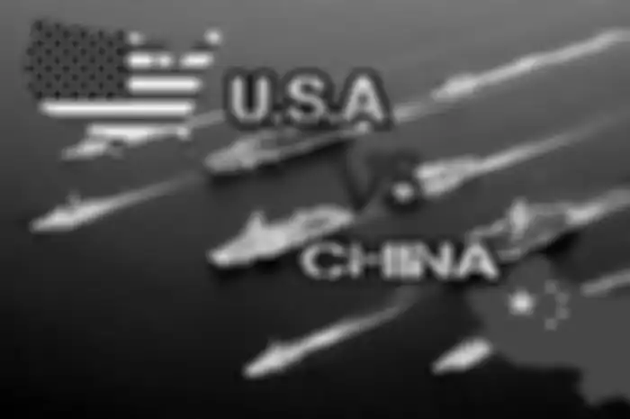 Ilustrasi China Vs Amerika