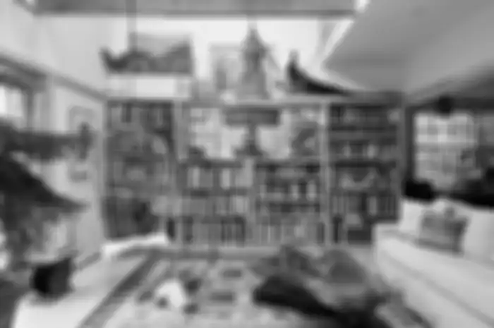 Agar rak buku terlihat rapi, simpan buku dalam keadaan berdiri.