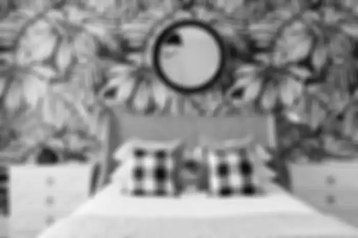 Gaya tropis pada kamar tidur