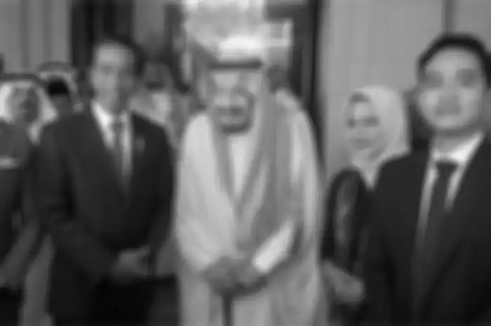 Jokowi dan keluarga bertemu Raja Salman