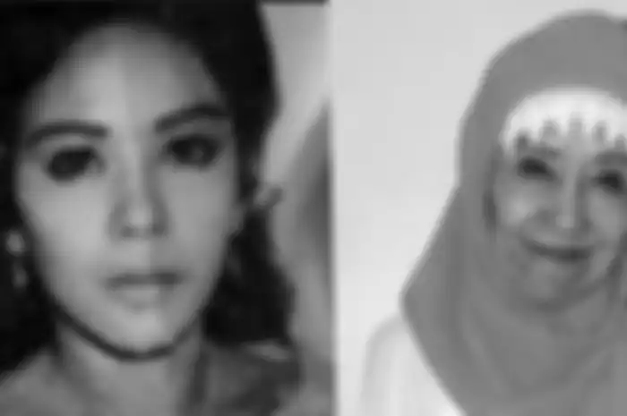 Laila Sari Saat masih muda dan di usia lanjut.