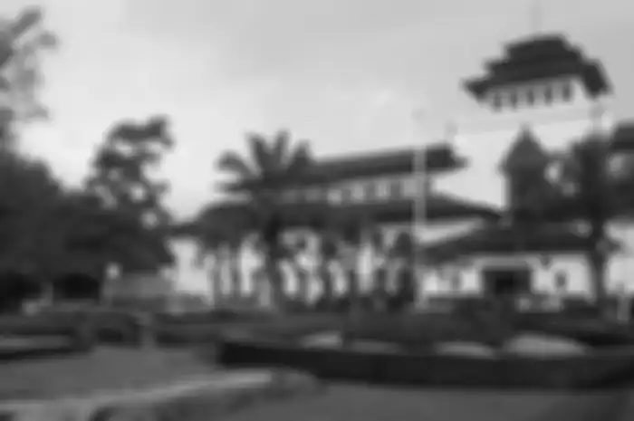 Gedung Sate kantor Gubernur Jawa Barat. 