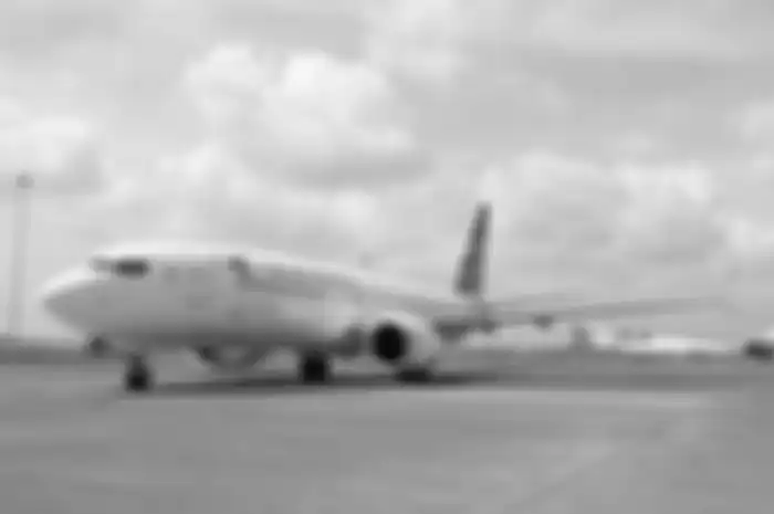 Pesawat Garuda Indonesia.