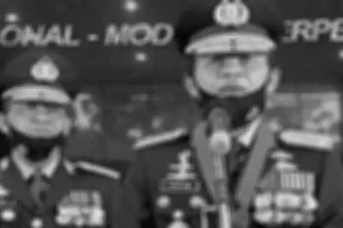 Jenderal Pol Idham Azis saat memberikan sambutan dalam rangkaian HUT ke-74 Bhayangkara, Rabu (1/7/2020)