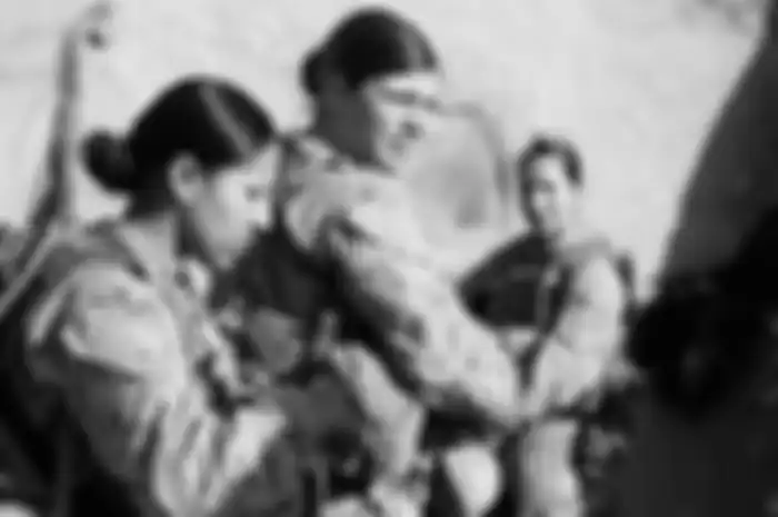 Foto ilustrasi: Tentara perempuan dari kesatuan Korps Marinir AS