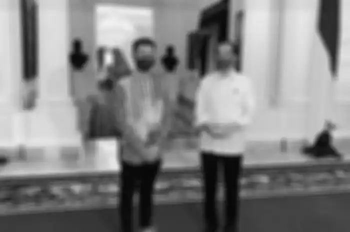 Raffi Ahmad dan Presiden Jokowi di Istana Negara, Selasa (14/7/2020)