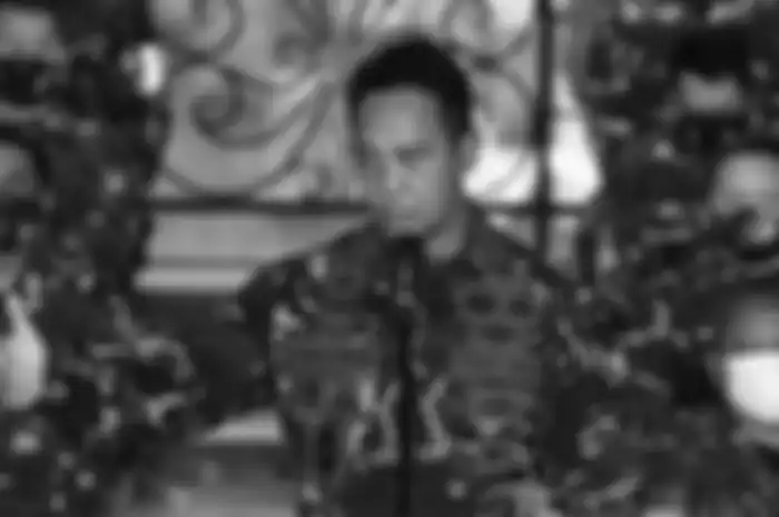 KSAD Andika Perkasa saat melakukan konferensi pers