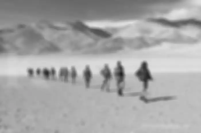 ILUSTRASI. Tentara India melakukan tugas patroli di wilayah Ladakh