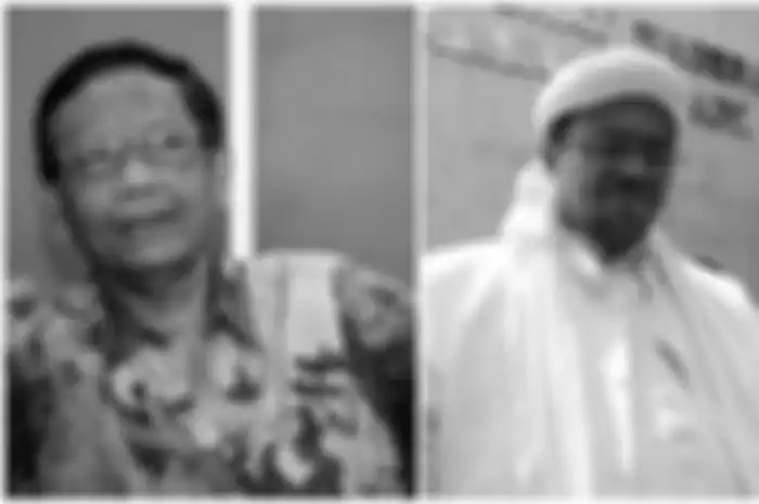 Mahfud MD dan Habib Rizieq
