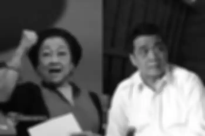 Kolase Megawati Soekarnoputri dengan Ahmad Riza Patria