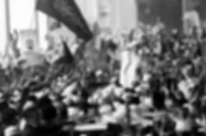 Kedatangan Habib Rizieq Shihab di Bandara Soekarno Hatta, Tangerang, Banten