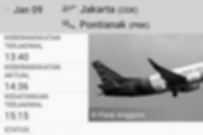 Sriwijaya Air penerbangan SJ182 dilaporkan hilang kontak Sabtu (9/1/2021).