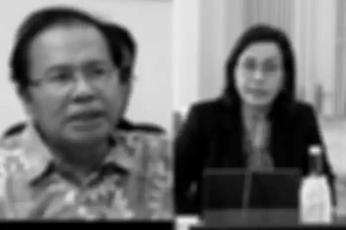 Rizal Ramli dan Sri Mulyani