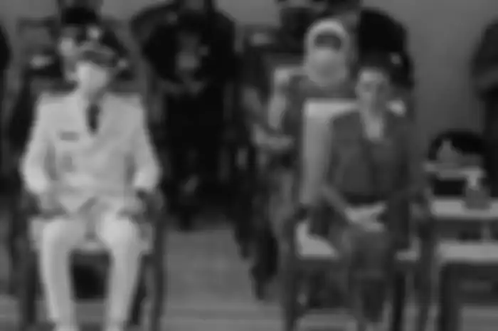 Suasana pelantikan Gibran-Teguh di Gedung DPRD Solo, Jumat (26/2/2021). 