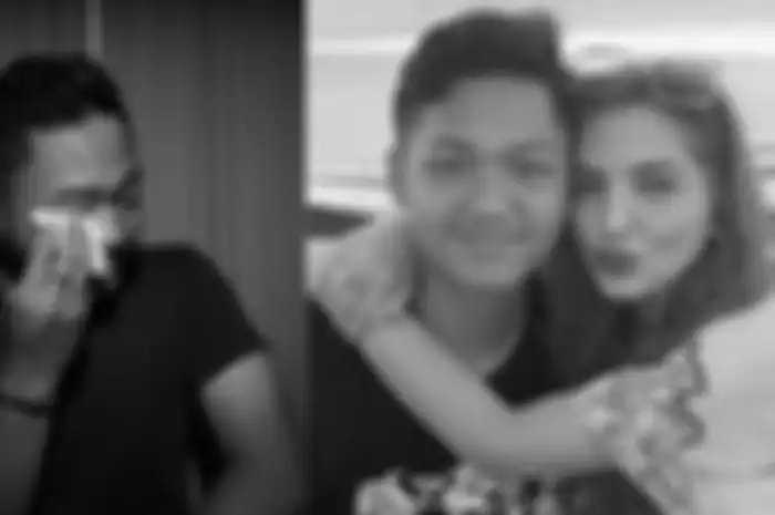 Azriel Hermansyah menangis kenang momen bersama Ashanty. 