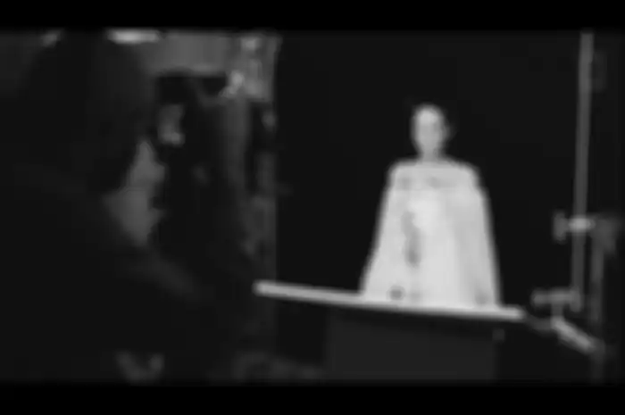 Fotografer Dan Winters, seorang peternak lebah amatir, memotret untuk sesi Angelina Jolie. 
