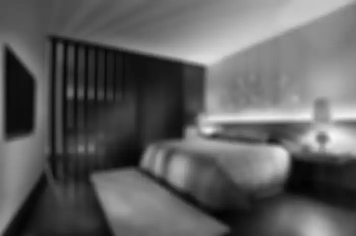 Ilustrasi kamar tidur gaya hotel