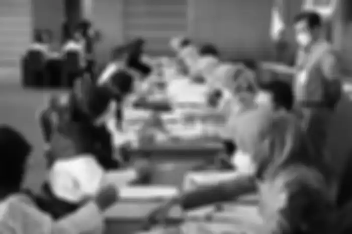Ribuan tenaga PPPK DKI Jakarta menandatangani perjanjian kerja yang digelar di Kantor Wali Kota Jakarta Utara, Senin (25/4/2022)