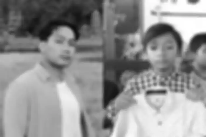Anak panti asuhan Roudotul Amanah saat menunjukkan baju pemberian Emmeril Kahn alias Eril, Selasa (13/6/2022)