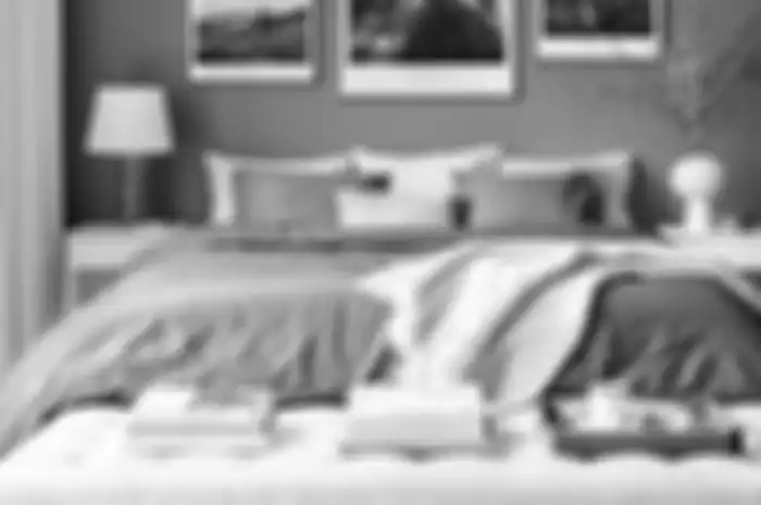 Ilustrasi interior kamar tidur