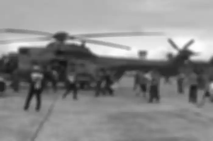 TNI AU mengerahkan helikopter EC-725 Caracal untuk mengevakuasi korban pembantaian KKB Papua di Nduga