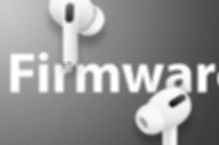 Ilustrasi firmware AirPods