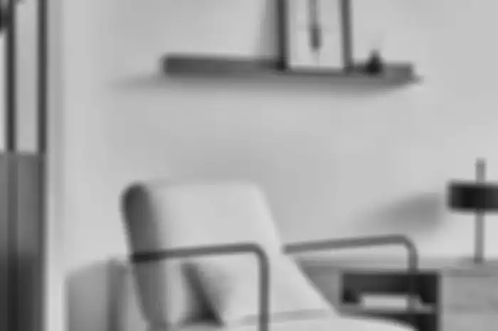 Ilustrasi armchair di ruang tamu