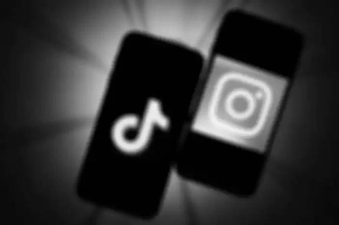 Ilustrasi Instagram dan TikTok