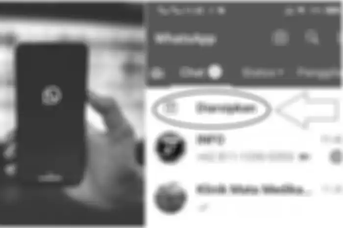 Berikut cara mengatur menu archive di whatsapp terbaru 