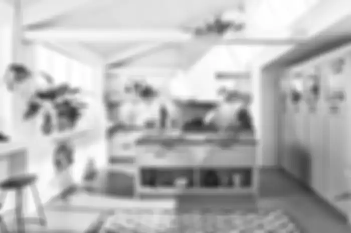 Ilustrasi dapur hijau