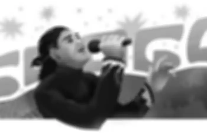 Google Doodle yang membawakan tema mengenang Didi Kempot pada hari ini. (26/2/2023)