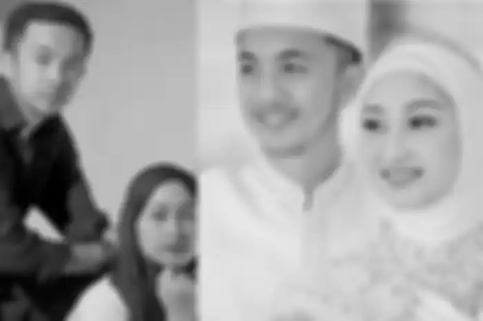 Kolase pasangan mempelai Danu dan Caca, anak Haji Ciut Crazy Rich Kalimantan Selatan 