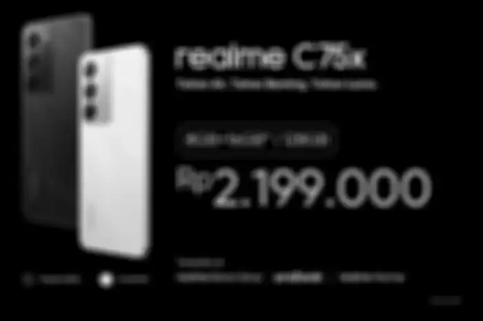 realme C75x hadir dengan harga yang cukup terjangkau dan daya tahan yang tinggi