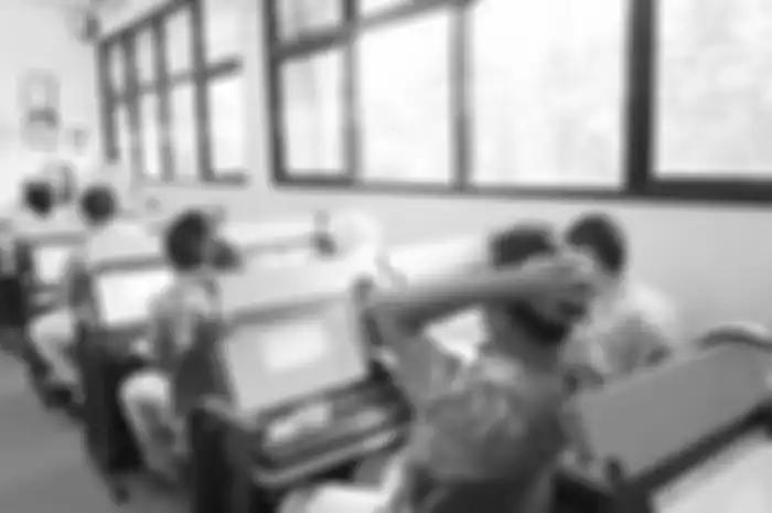 Siswa peserta ujian nasional 2016 menunggu aba-aba dimulai ujian (foto Ilustrasi)