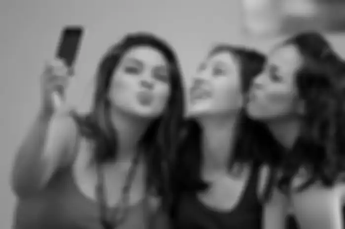 Ilustrasi foto selfie