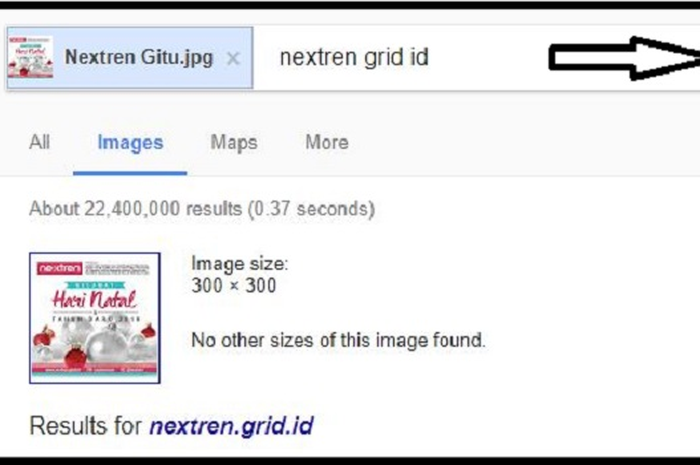 Cara searching situs tertentu dengan gambar