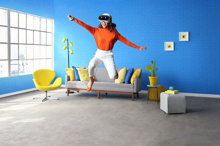 Kamu dapat bermain di dalam dunia virtual reality tanpa kabel