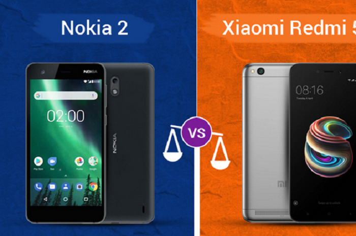 Nokia 2 vs Xiaomi Redmi 5A